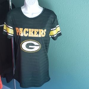 NFL apparel Green Bay Packers women's t-shirt L
